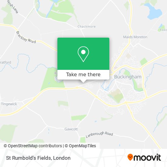 St Rumbold's Fields map