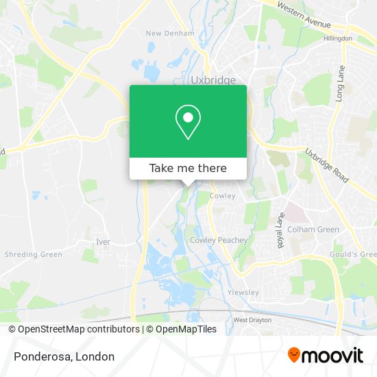 Ponderosa map
