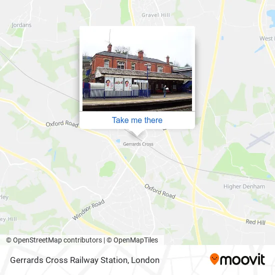 Gerrards Cross Railway Station map