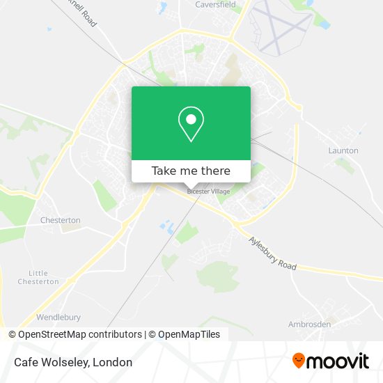 Cafe Wolseley map