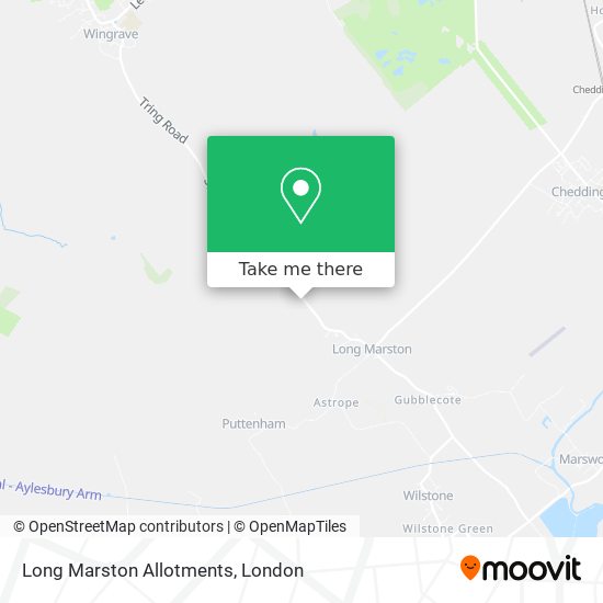 Long Marston Allotments map
