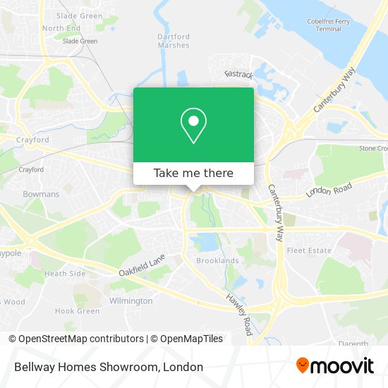 Bellway Homes Showroom map