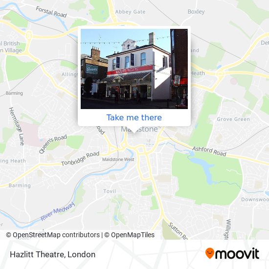 Hazlitt Theatre map
