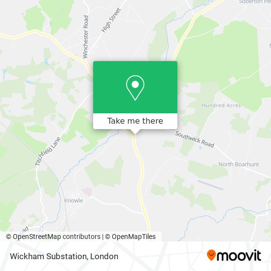 Wickham Substation map