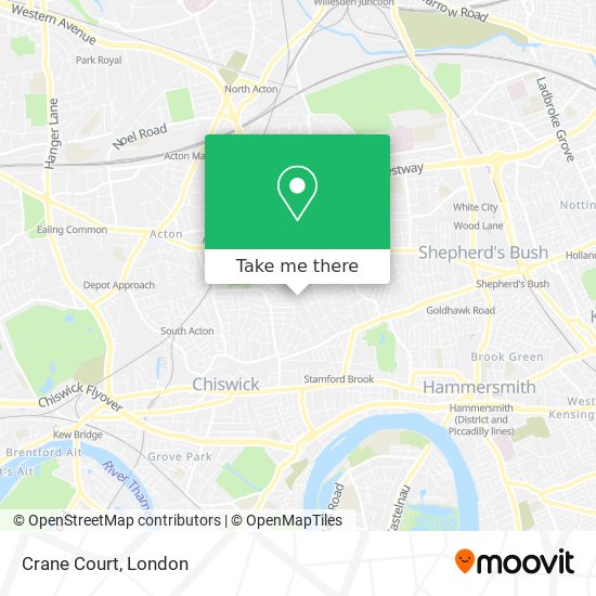 Crane Court map