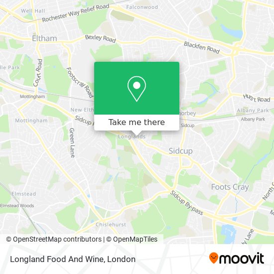 Longland Food And Wine map