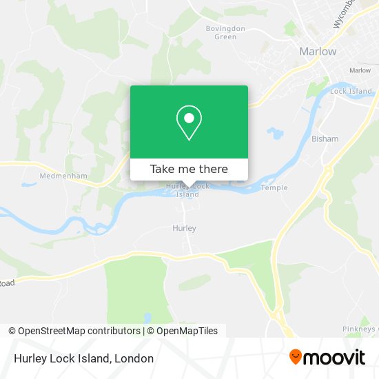 Hurley Lock Island map