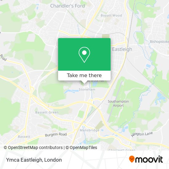 Ymca Eastleigh map