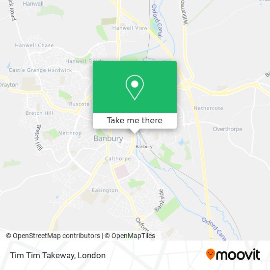 Tim Tim Takeway map