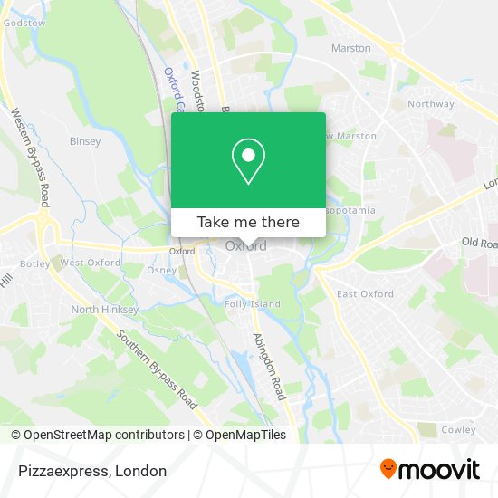Pizzaexpress map