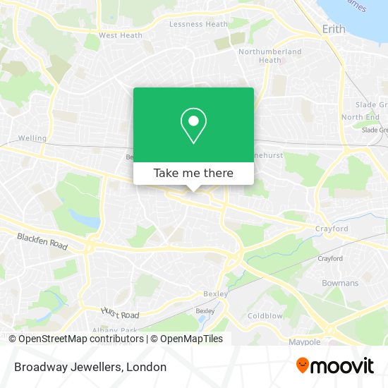Broadway Jewellers map