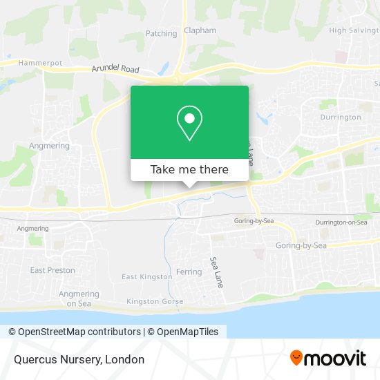 Quercus Nursery map