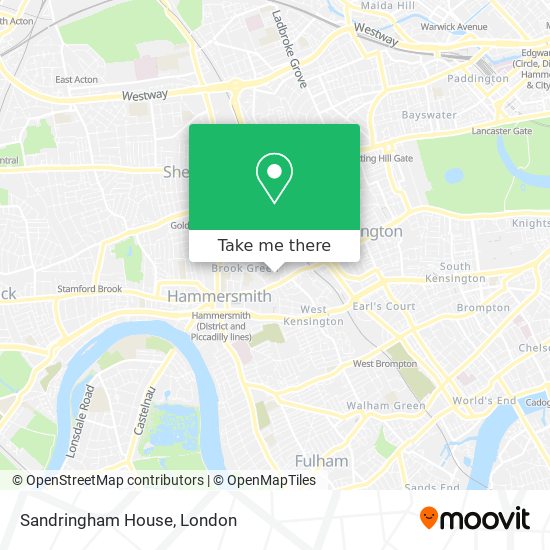 Sandringham House map
