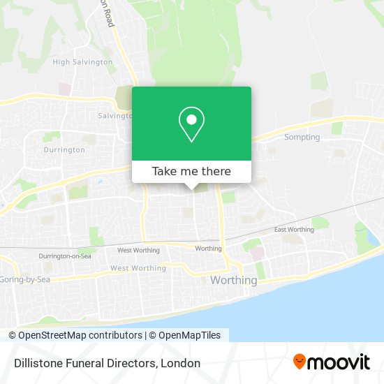 Dillistone Funeral Directors map