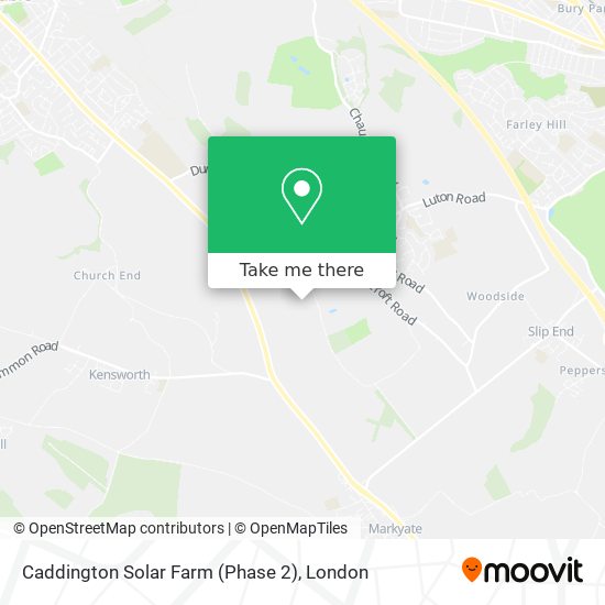 Caddington Solar Farm (Phase 2) map