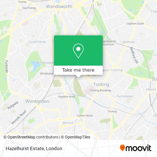 Hazelhurst Estate map
