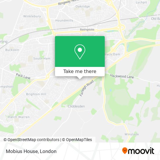 Mobius House map