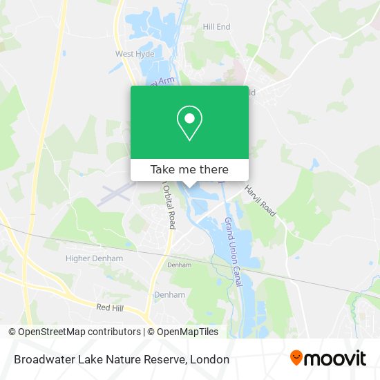 Broadwater Lake Nature Reserve map