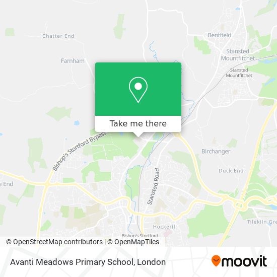 Avanti Meadows Primary School map