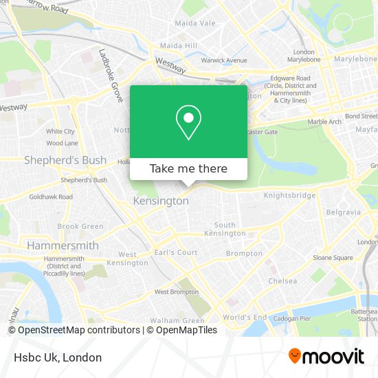 Hsbc Uk map