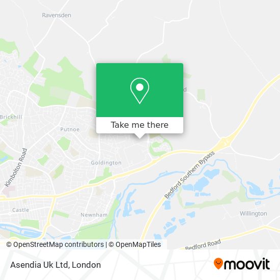 Asendia Uk Ltd map