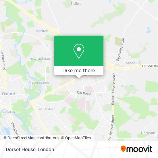 Dorset House map
