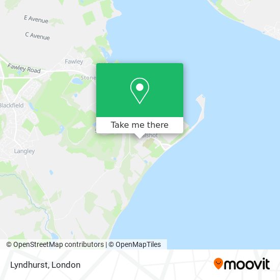 Lyndhurst map