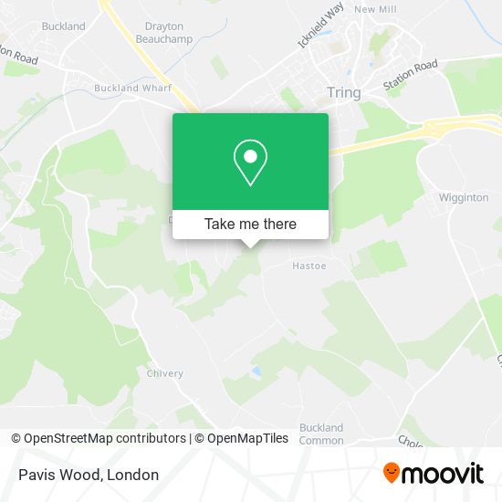 Pavis Wood map