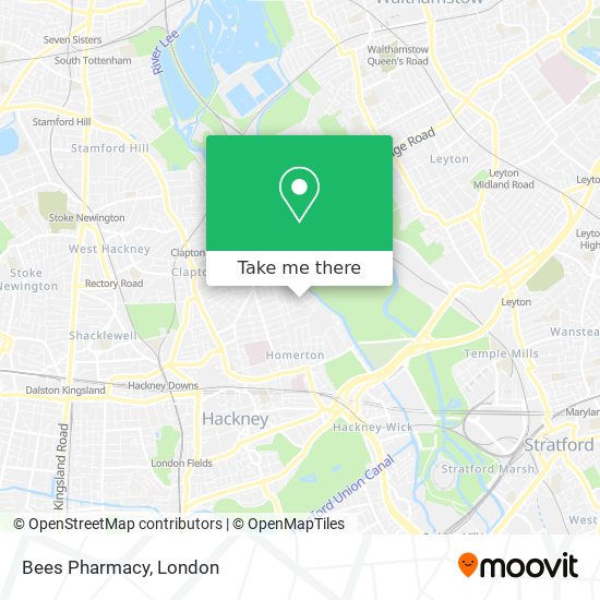 Bees Pharmacy map