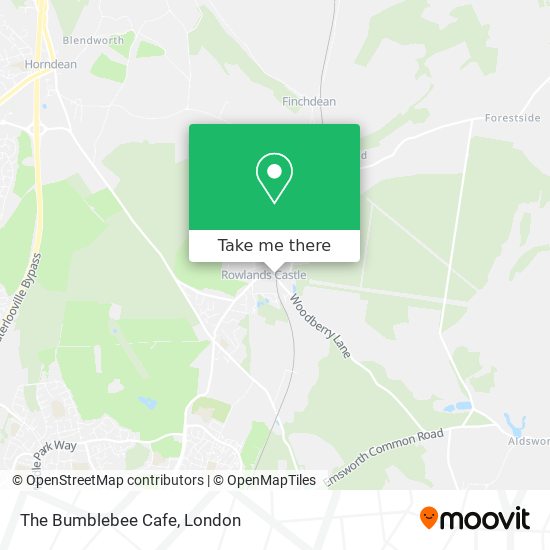 The Bumblebee Cafe map