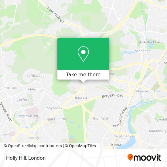 Holly Hill map