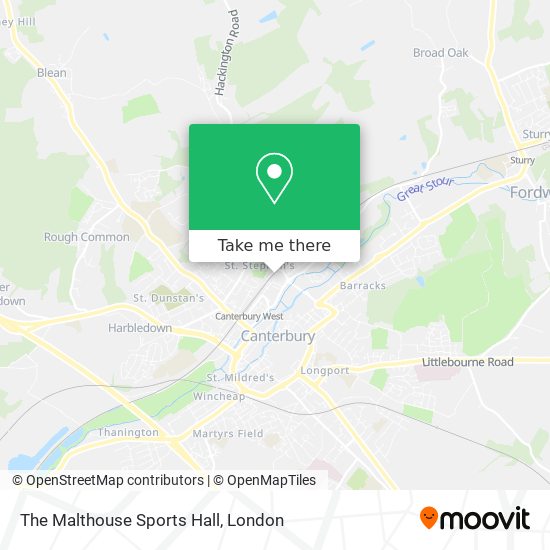 The Malthouse Sports Hall map