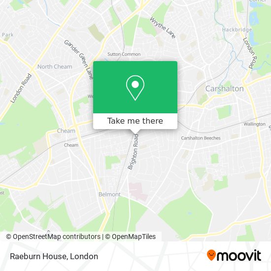 Raeburn House map