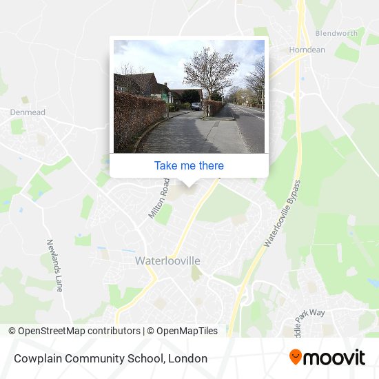 Cowplain Community School map