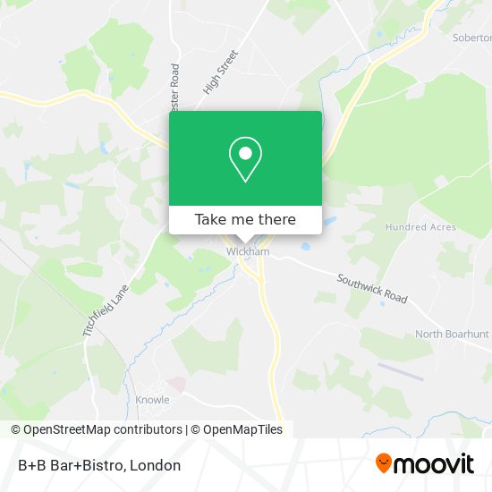 B+B Bar+Bistro map