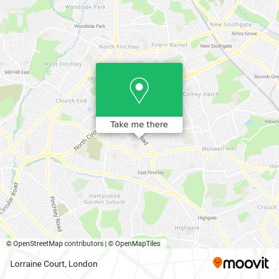 Lorraine Court map