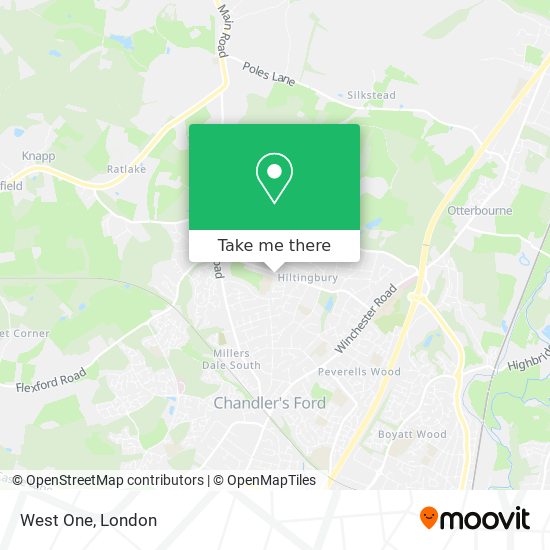 West One map