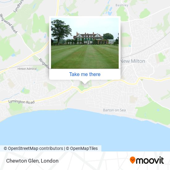 Chewton Glen map