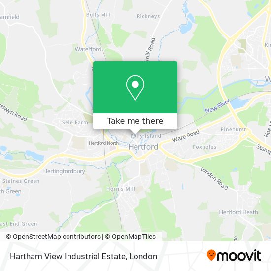 Hartham View Industrial Estate map