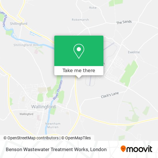 Benson Wastewater Treatment Works map
