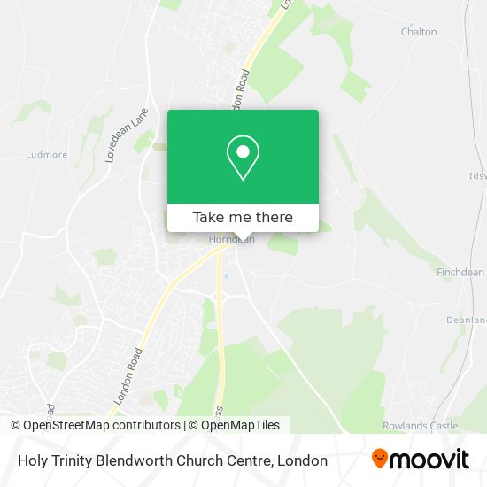 Holy Trinity Blendworth Church Centre map