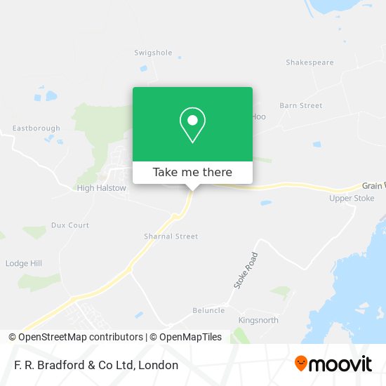 F. R. Bradford & Co Ltd map