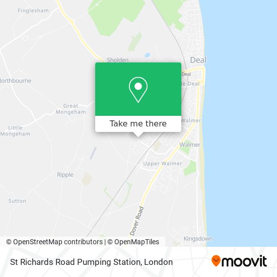 St Richards Road Pumping Station map
