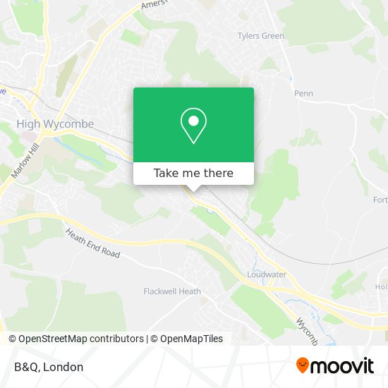 B&Q map