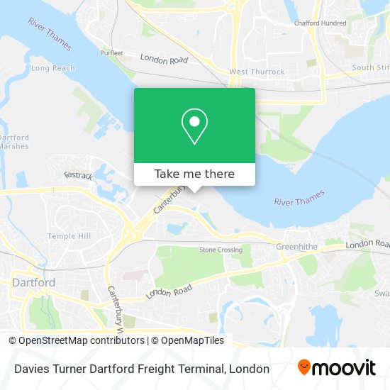 Davies Turner Dartford Freight Terminal map