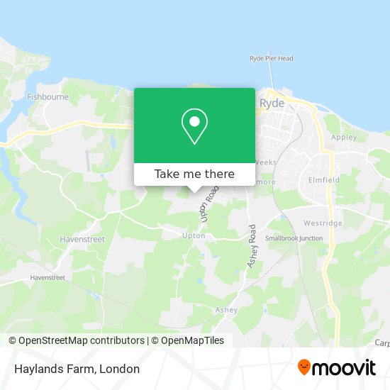 Haylands Farm map
