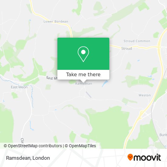 Ramsdean map