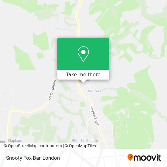 Snooty Fox Bar map
