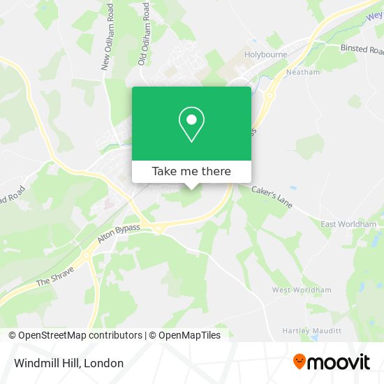Windmill Hill map