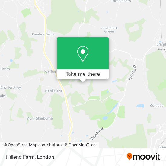 Hillend Farm map